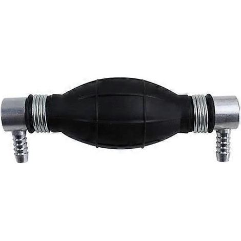 Pompe d'amorçage à poire pour système d'alimentation en carburant diesel/essence, coude 8 mm, 90° universel (1/3)