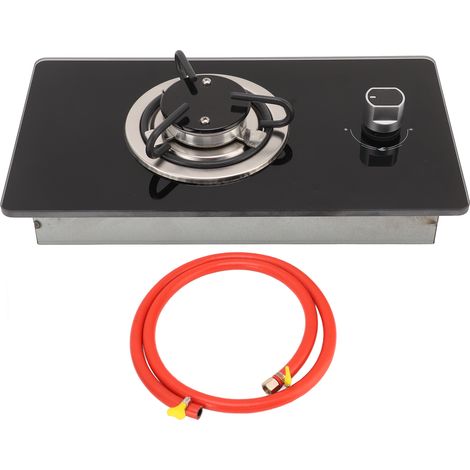 Cuisinière à gaz pour camping-car, 1 brûleur, table de cuisson, puissance 1,8 kw, feu réglable en continu, verre trempé pour Yacht (1/5)