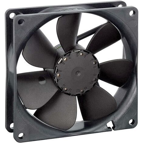 Ventilateur axial EBM Papst 3412 NGMV 9292506333 12 V/DC 70 m³/h (L x l x H) 25.4 x 92 x 92 mm 1 pc( (1/3)