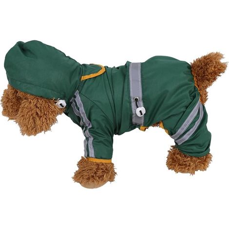 Imperméable pour animal de compagnie, veste imperméable pour chat, chien, manteau de pluie, combinaison réfléchissante (XL) (1/5)