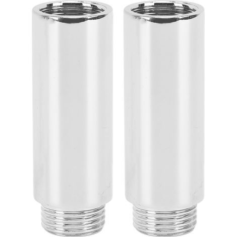 Duschkopf-Verlängerungsschlauch, Duscharmverlängerung aus Edelstahl, Chrom-Finish für Badezimmer (6 cm/2,4 Zoll) (1/5)