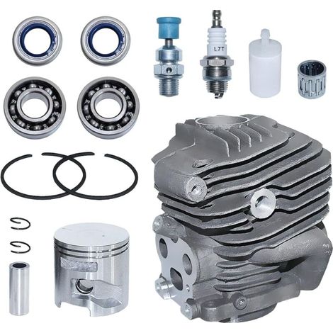 Cylindre-piston pour découpeuses Husqvarna K760 et K750, cylindre 51 mm, piston, vilebrequin, roulement, joint et bougie, kit 15 en 1, remplace 506 38 61-71 (1/5)