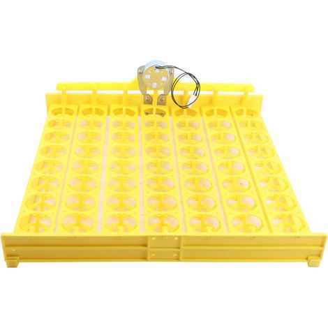 Plateau de retournement automatique des œufs en plastique, capacité 156 œufs, accessoire pour incubateurs de poules, canards et cailles.-AquaForge (1/5)