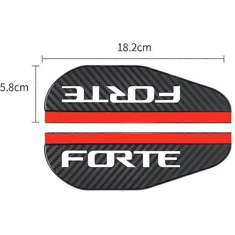 2x Protection anti-pluie pour rétroviseurs de voiture KIA Forte 2013-2022 Roomster - Joint d'étanchéité - Accessoires auto (1/5)