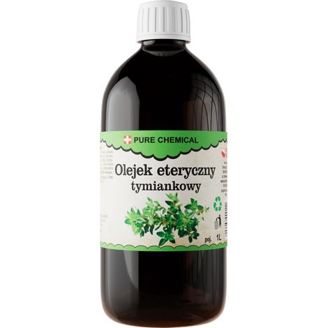 Olio essenziale di timo - 1 L - Naturale - Aromaterapia - Benessere e relax