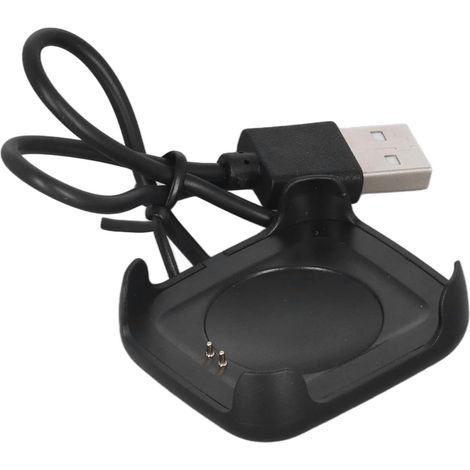Oplaadstation voor smartwatches, 2-pins vervangingsonderdeel, geschikt voor 22/19-horlogeladers, datakabels en opladers, oplaadstation, USB-kabel, draagbaar (1/5)