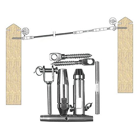 Itar – Cavalier câble électrique orientable pour montage entre murs – Pour câble diamètre 4 mm – Fixation non traversante