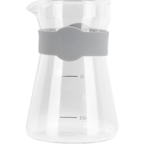 Kaffeekanne aus hochwertigem Borosilikatglas, Kaffeemaschine mit integrierter Waage, transparent, 600 ml (1/5)