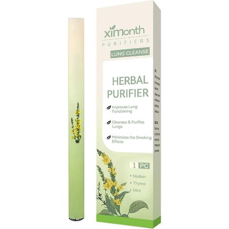Stylo diffuseur d'herbes portable - Purification des poumons et regain d'énergie - Désodorisant - Barre rafraîchissante aux herbes - Respiration dégagée - Couleur : Vert (1/4)