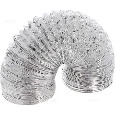 Gaine De Hotte - 1 Pièce - Diamètre 150 mm - Extensible Jusqu'à 3000 mm - Pour Evacuation Cuisine - Résistante Chaleur (1/4)