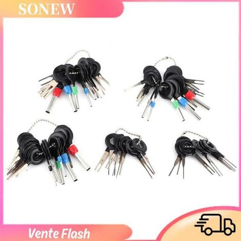 Outil De Retrait De Borne - Acier Inoxydable Et Plastique Haute Résistance - Pour Connecteurs Automobile Moto Électronique - Kit 70 Pièces (1/5)