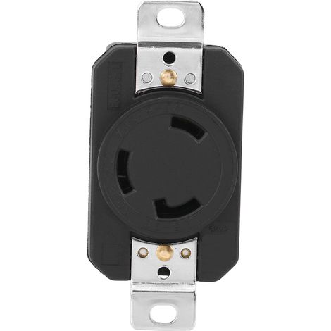 Fiche électrique femelle verrouillable NEMA L6-30R 30A 250V pour cordon d'alimentation de générateur (1/5)