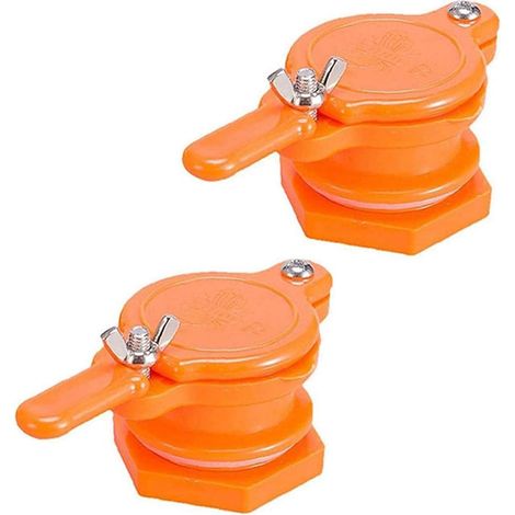 Honigventil Honigventil Honighahn Käfer Abfüllwerkzeug Orange 2 Stück, Imkereiwerkzeuge 44 mm Durchmesser (1/5)
