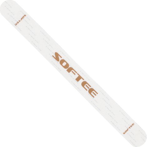 PROTECTOR DE PALA DE PÁDEL SOFTEE PADEL 1T REDONDO TRANSPARENTE DORADO