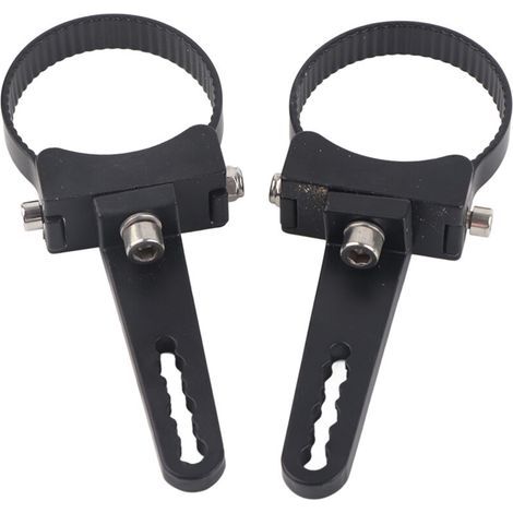 Bar Clamp, Adjustable LED Light Bar Bracket from 1 to 3 Inches, Aluminum Tube Mounting Bracket, Light Fixing Clamps, Off-Road Light for Trucks, SUVs, (1/4)