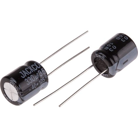 Condensateur RS PRO 330µF, 35V c.c.
