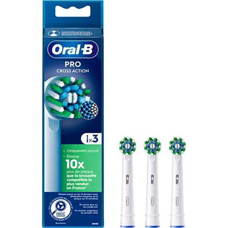 Braun EB 50-3 FFS CROSS ACTION NEW - Recambio Cepillo Dental