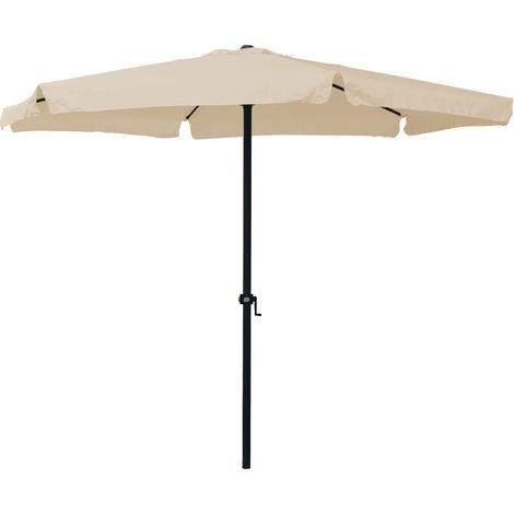 Parasol, diamètre de 3 x 2,4 m, Jaune (1/4)