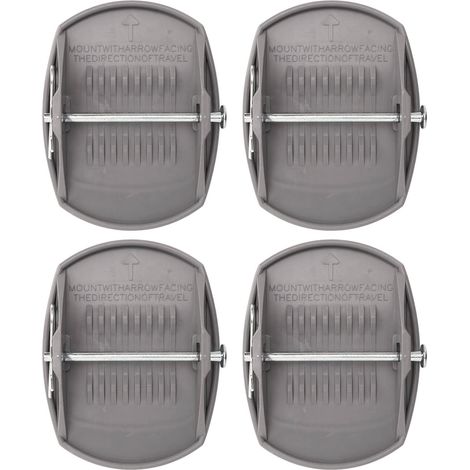 RV Pads en aBS Renforcé Et Métal – 4 Pièces pour Camping-Cars Et Caravanes – antidérapants, Résistants Chocs Et a L’Usure (1/5)