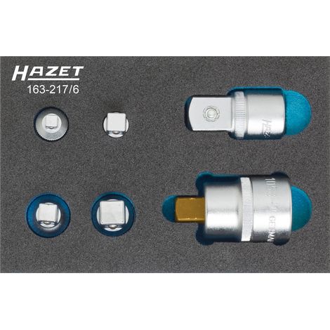Hazet Adapter Satz, Anzahl Werkzeuge: 6, Art.Nr. 163-217/6 (1/4)