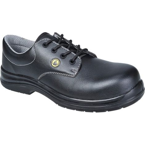 Chaussure De Sécurité à Lacets Composite Esd S2 Couleur : Noir Taille 43 - Portwest (1/2)