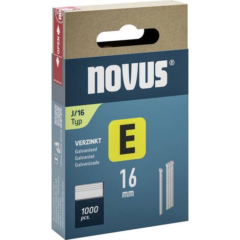 Clous de type E J L.16mm fil de B.1,2mm avec tête 1000 pièces (1/2)