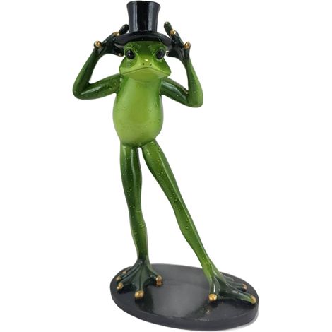 Froschfigur mit Zylinder (1/5)