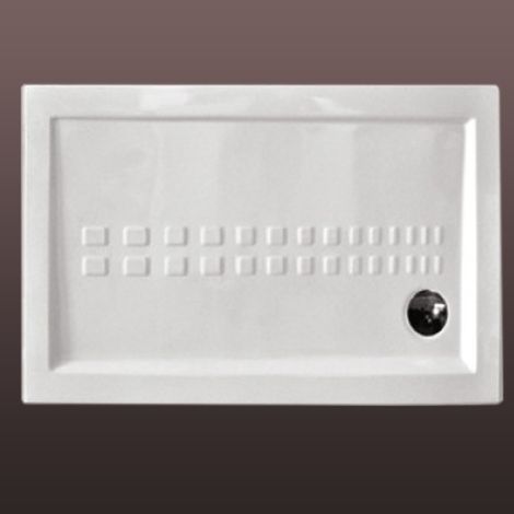 Kiamami Valentina – Receveur de douche extra plat 120x80 cm en céramique – Épaisseur 5,5 cm – Antidérapant – Design moderne – Made in Italy (1/4)