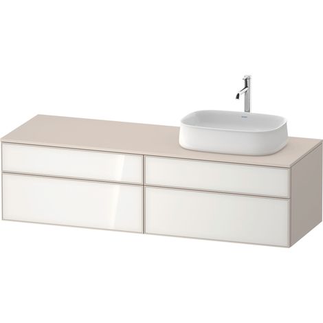Duravit Zencha Meuble sous-lavabo avec console, 1600x550mm, 2