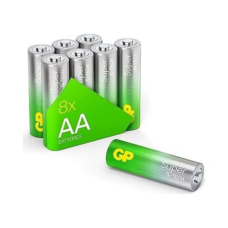 GP Super Pile LR6 (AA) alcaline(s) 1.5 V 8 pc(s) (1/5)