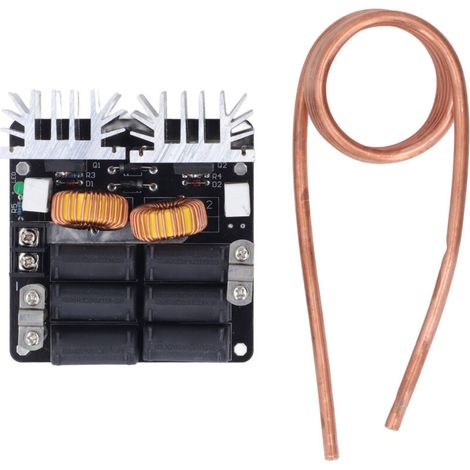 Induction Heating Module 1000W High Frequency Low Voltage ZVS Heater Board with Coil for DIY 12V‑48V (1/5)
