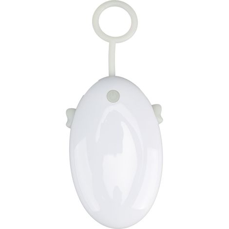 Chauffe-mains Flyfish, trois niveaux de chaleur réglables, chauffage double face, chauffage rapide en 5 secondes, chargement USB, batterie externe 2400 mAh, convient à une utilisation au bureau, blanc (1/5)