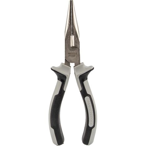 MASTERPROOF PROFESSIONAL Spitzzange Telefonzange 160 mm, 2-K Griff ür optimalen Halt (1/3)