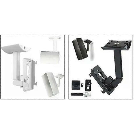 Abnehmbare Halterung für Lautsprecher zur Wand- und Deckenmontage für UB-20 Lautsprecher, großes Surround-Sound-Lautsprecherzubehör, Weiß/Schwarz (1/4)
