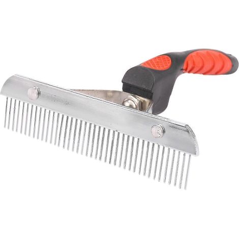 Peigne pour animaux de compagnie, peigne râteau extra-large, brosse de toilettage, outil de démêlage, peigne de beauté compatible avec les grands chiens, Golden Retriever (1/4)