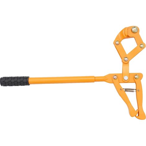Tendeur de clôture, support haute tension, construction en acier durable, Orange (1/2)