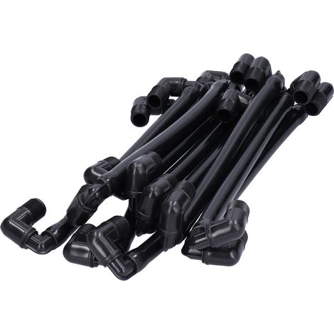 Tuyau d'arrosage rotatif 10 pièces, raccord G1/2 mâle, bras pivotant orientable, accessoire d'irrigation pour pelouse, outil de jardinage. (1/5)