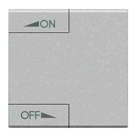 BTINT4911M2AIN Copritasto LivingLight 2 funzioni con serigrafia ON OFF