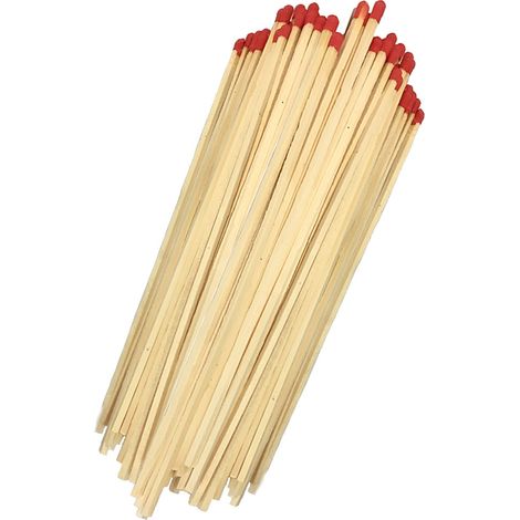 60 Fiammiferi extra lunghi cm 27 per Caminetto Stufa Barbeque in legno ecologico Accendifuoco per candele sigari casa cucina (1/5)