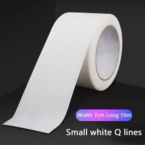 (Blanc 7 cm x 10 m) 5 m/10 m Autocollants PEVA pour voiture,protection de bord de porte,film anti-rayures universel pour seuil de porte,bande de seuil (1/3)