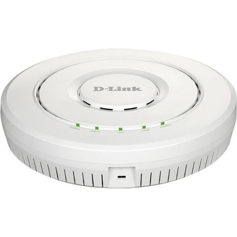 D-Link DWL-8620AP point d'accès réseaux locaux sans fil 2533 Mbit/s Blanc Connexion Ethernet, supportant l'alimentation via ce port (PoE) (1/2)