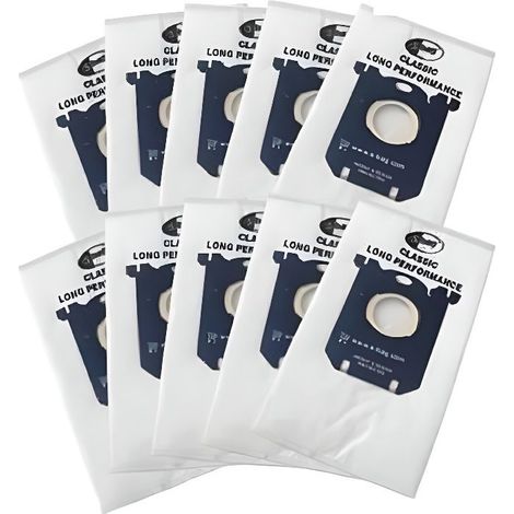 10 pcs/lot sac pour Electrolux E201B Philips FC8021 poussière s-bag GR201 AEG sacs