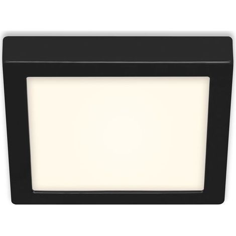 LED Deckenleuchte Deckenlampe 16,5 W 4.000 K Schwarz-Weiß IP20 Briloner