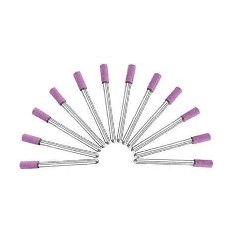 be in your mind 12pcs 3/8 Affûteur Tronçonneuse Compatible pour Polissage de Chaîne Tronçonneuse à Manucure,4.8mm (Arbre 3mm) (1/5)