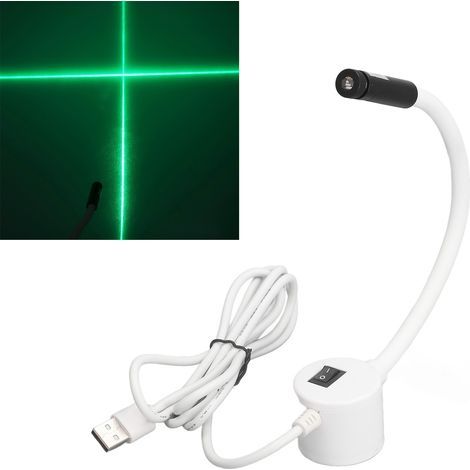 Flexible sewing machine lamp, portable USB green light, 360° swivel arm with adsorption attachment for precise lighting. (1/5)