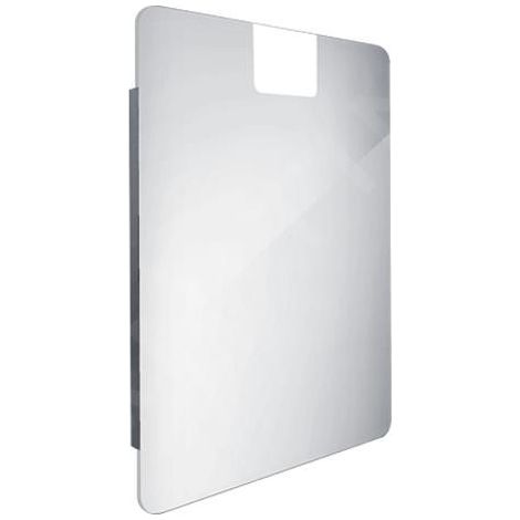 Nimco - Miroir avec éclairage LED, 60x80 cm, aluminium ZP 20002 (1/4)