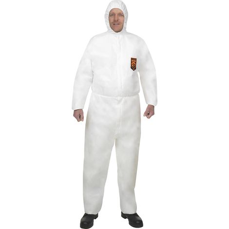 Combinaisons jetablesNon Kimberly Clark KleenGuard® A40,Taille M Unisexe en Tissu tissé, Blanc ( Prix pour 1 )