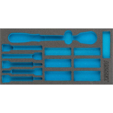 Garniture en mousse souple bimatière 163-340L HAZET (1/2)