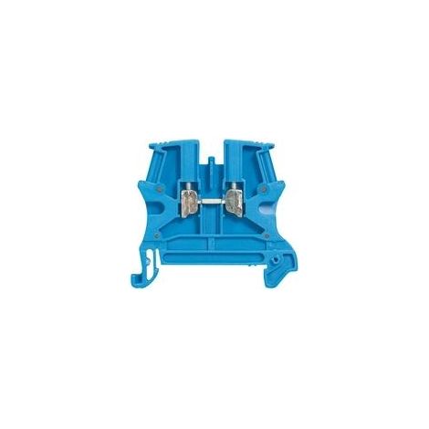 Legrand 037101 – Viking 3 Schraubklemmenblock – 1 Anschluss/1 Eingang/1 Ausgang – blau – Rastermaß 6