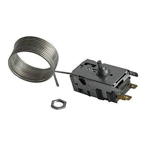 Thermostat K59-S1840 (3 term) d'origine (C00278636) Réfrigérateur, congélateur ARISTON HOTPOINT, INDESIT, SCHOLTES (1/2)